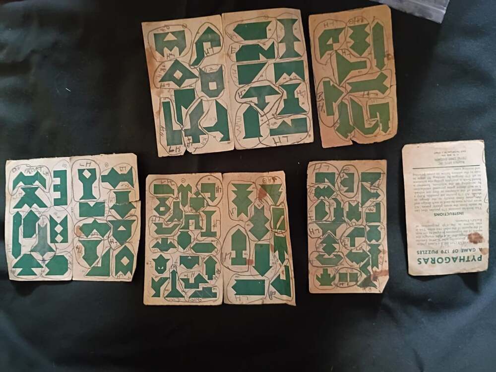 Gabriel Hi Q Pythagoras Puzzle Game Vintage Brain Teaser